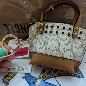 Calvin Klein purse keychain